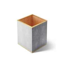 Load image into Gallery viewer, Classic Shagreen Dove Waste Basket