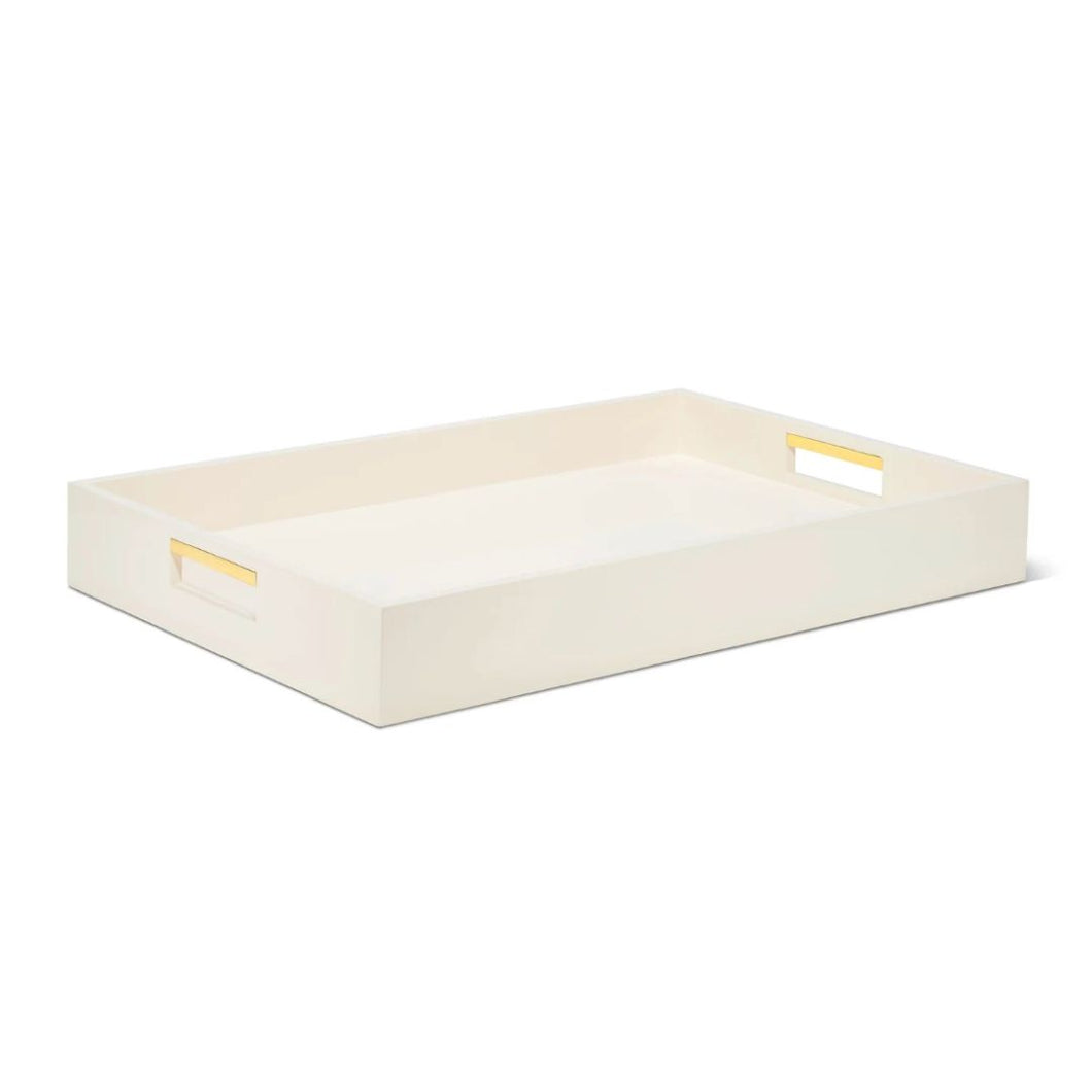 Piero Lacquer Cream Butler Tray