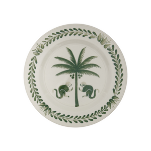 Saimiri Dark Jungle Dessert Plate, Set of 2