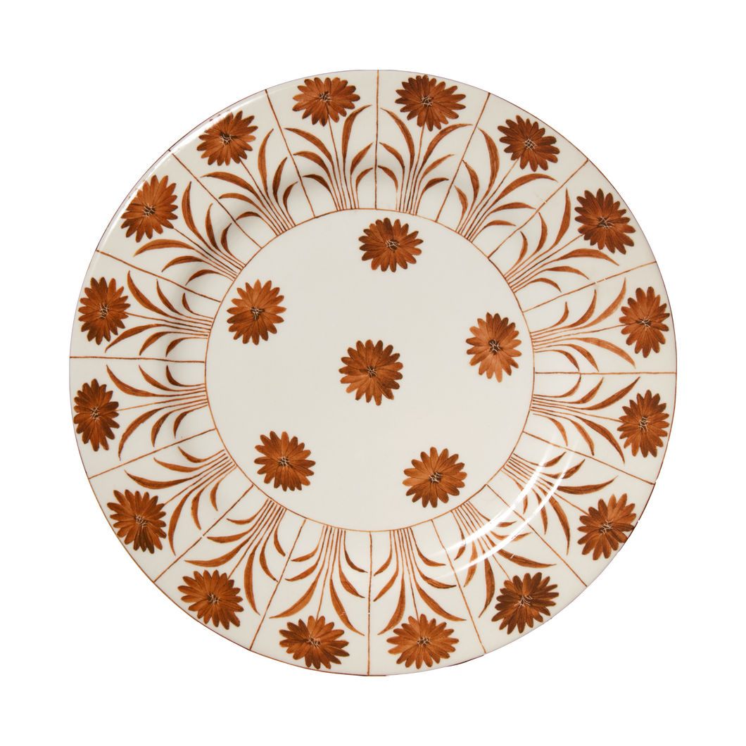 Daisy Ochre Plate