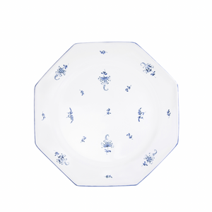 Brindille Bleu Moustiers Salad Plate, Set of 2