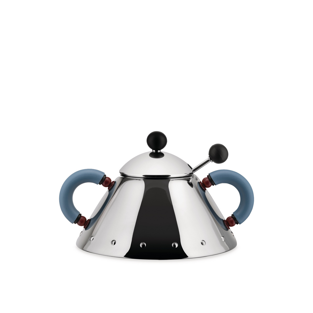 9097 Sugar Bowl & Spoon Alessi