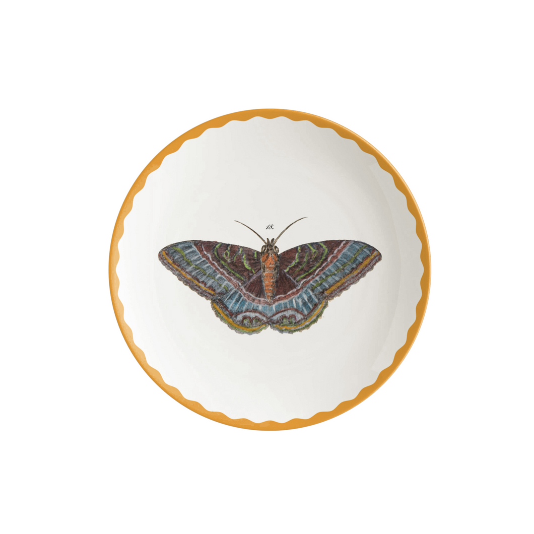 Cabinet de Curiosités Papillon Fruit Plate, Set of 6