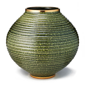 Calinda Forest Green Tapered Vase