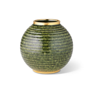 Calinda Forest Green Moon Vase