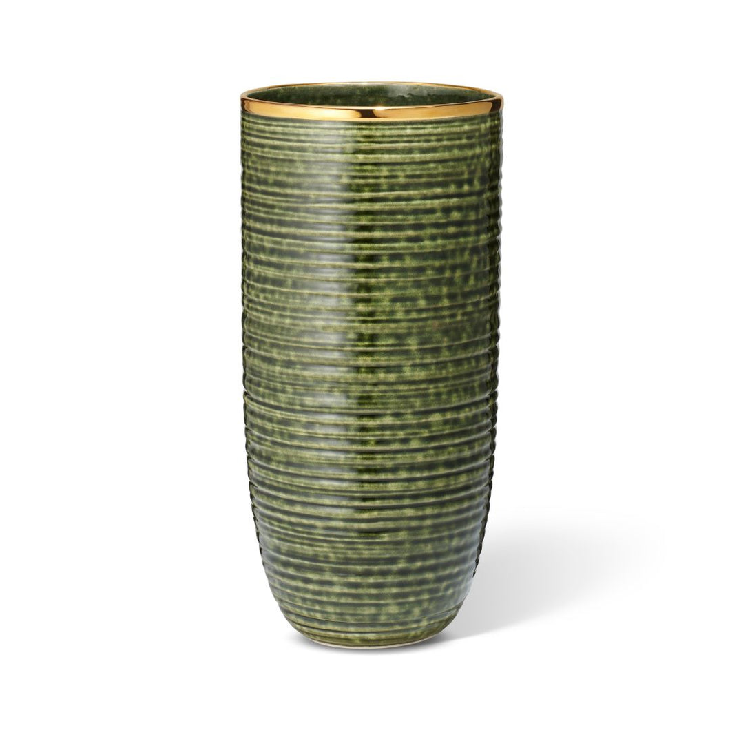 Calinda Forest Green Tall Vase