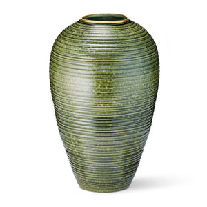 Calinda Forest Green Moon Vase