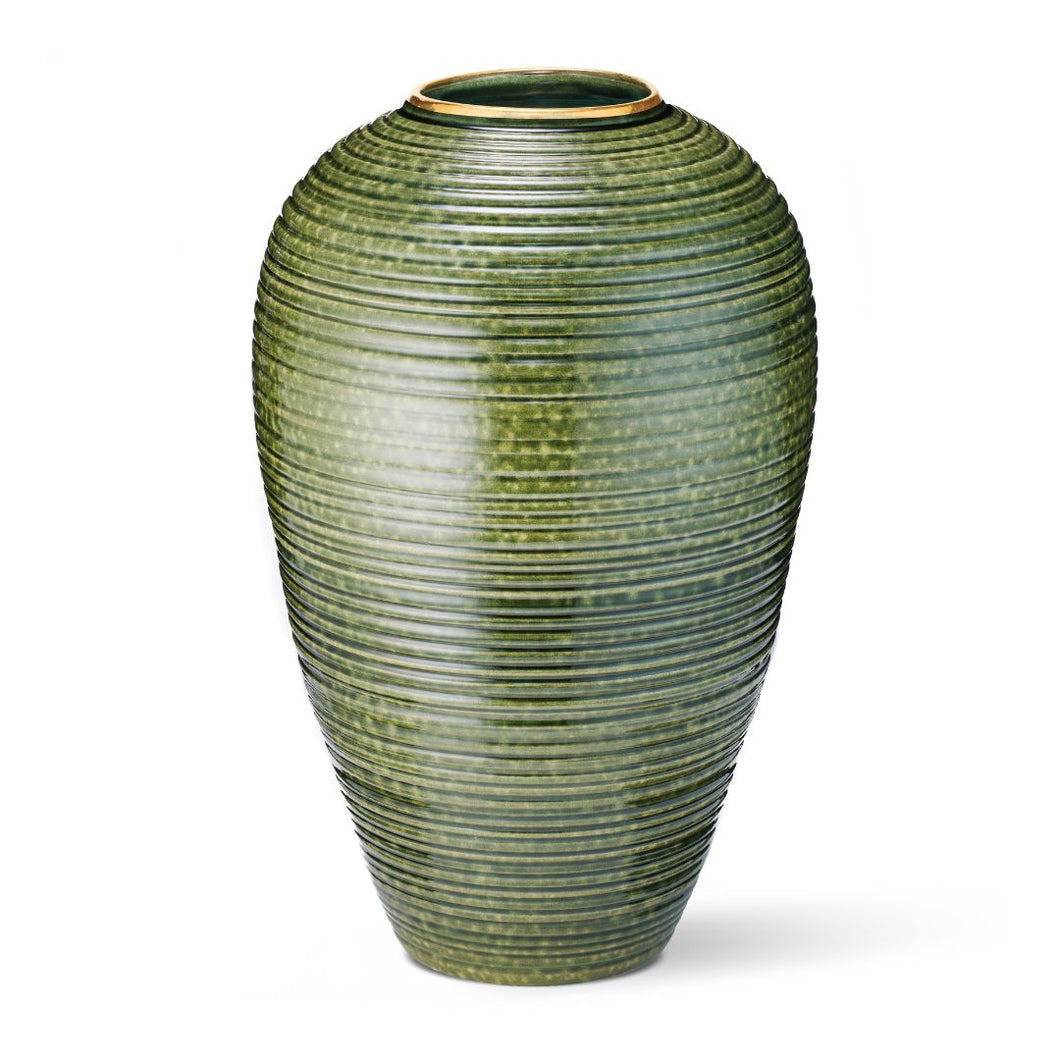 Calinda Forest Green Tapered Vase