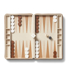 Load image into Gallery viewer, Croc Fawn Backgammon Set With Zipper