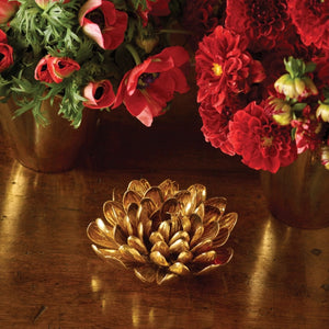 Gilded Porcelain Dahlia