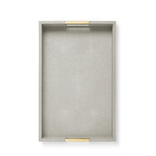 Load image into Gallery viewer, Modern Shagreen Dove Desk Tray