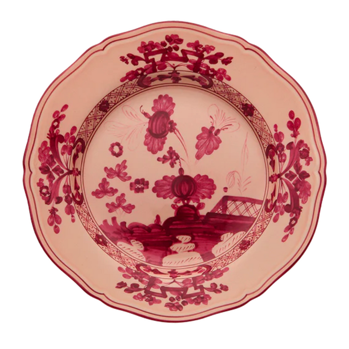 Oriente Italiano Vermiglio Dinner Plate, Set of 2