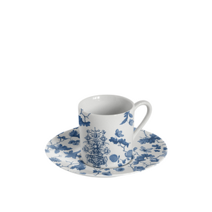 Garden Of Eden Espresso Cup & Saucer, Set of 6