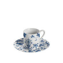 Load image into Gallery viewer, Garden Of Eden Espresso Cup &amp; Saucer, Set of 6