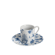 Load image into Gallery viewer, Garden Of Eden Espresso Cup &amp; Saucer, Set of 6