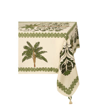 Load image into Gallery viewer, Suzani Amazonico Dark Jungle Rectangular Tablecloth