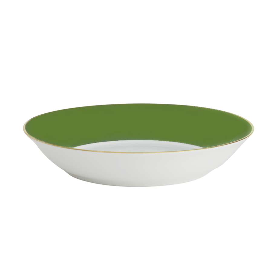 Lexington English Green Coup Soup Plate