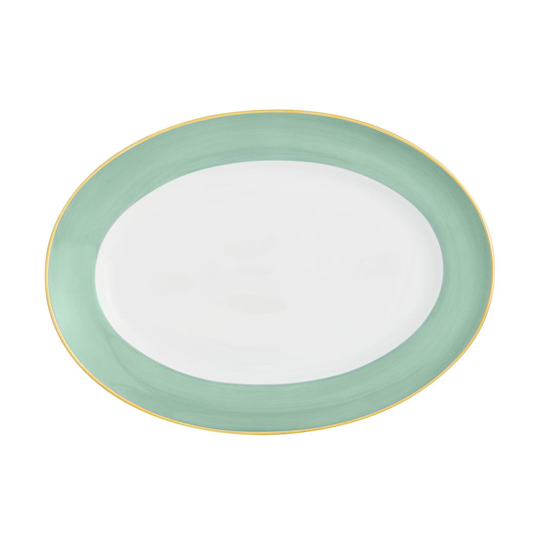 Lexington Celadon Oval Platter