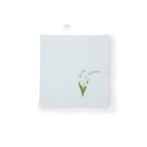 Lily of the Valley Green Napkin, Set of 4