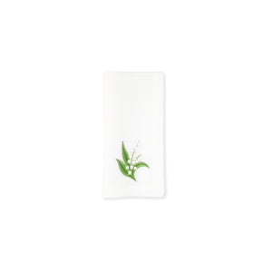 Lily of the Valley Green Napkin, Set of 4