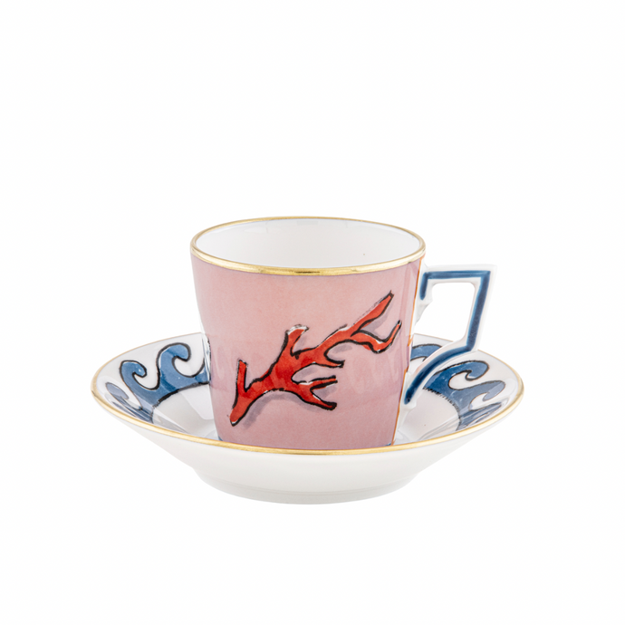 Il Viaggio Di Nettuno Coffee Cup & Saucer, Set of 2