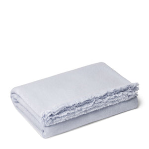 Noah Cashmere Dandelion White Throw