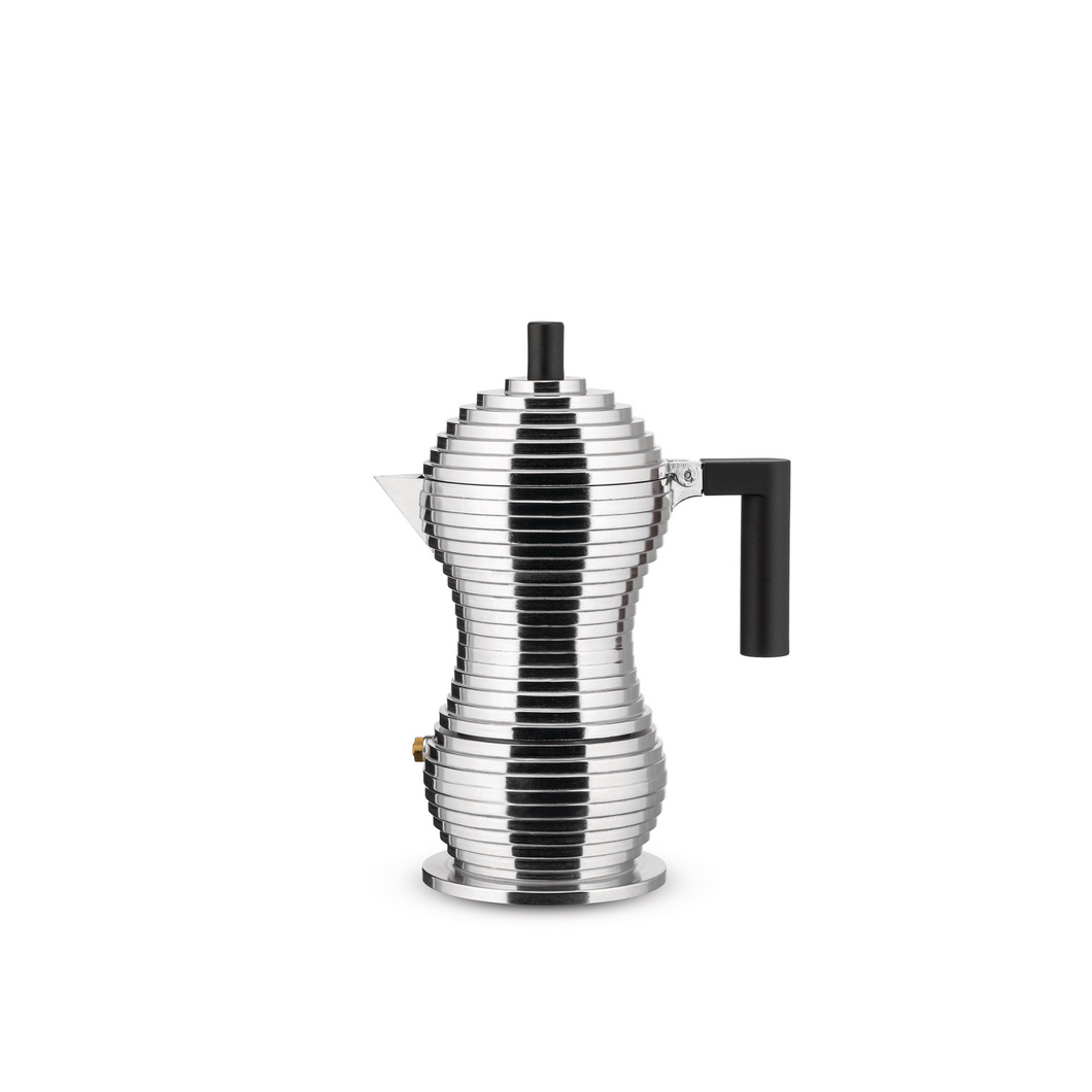 Pulcina Black Espresso Coffee Maker Alessi