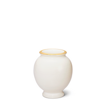 Load image into Gallery viewer, Siena Cream Gold Vase