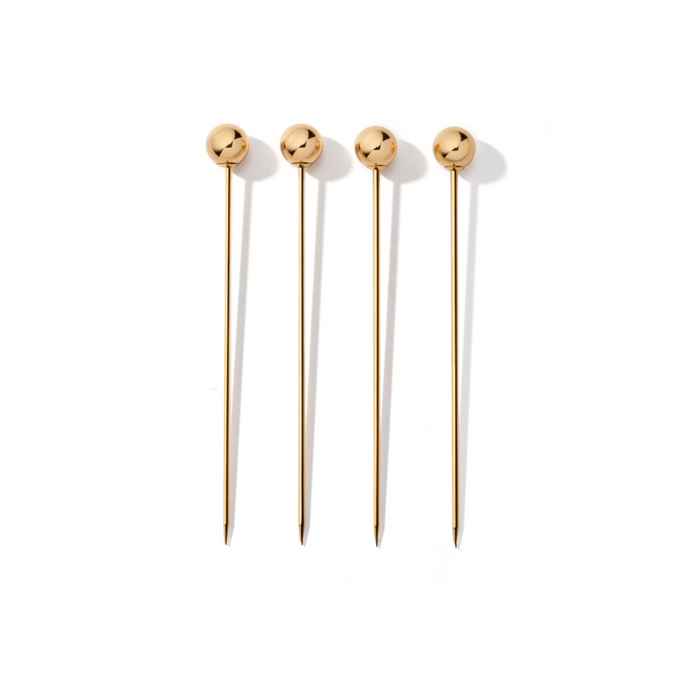 Mattea Gold Cocktail Picks