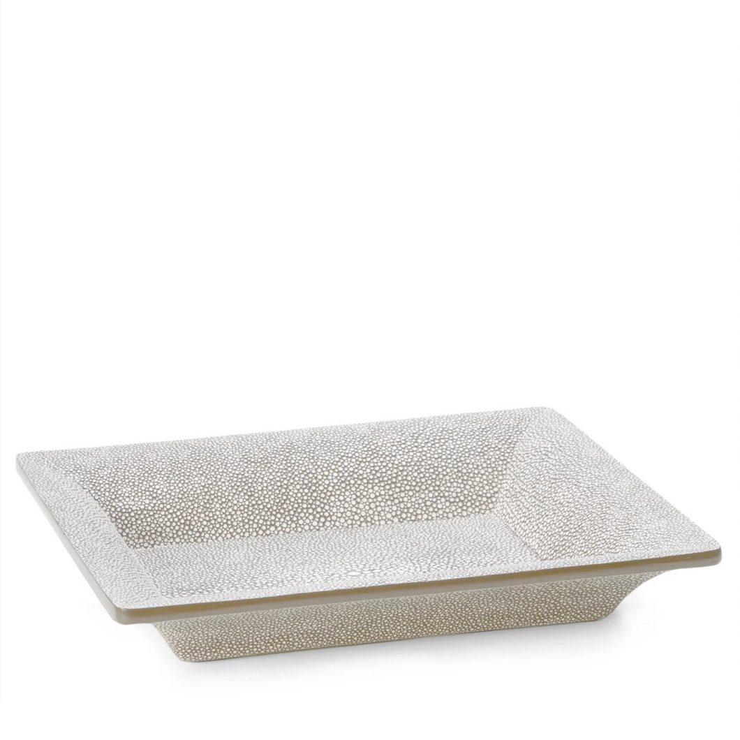 Shagreen Dove Vide Poche