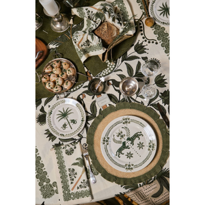 Sabor Ancestral Dark Jungle Dinner Plate, Set of 2