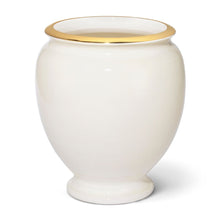 Load image into Gallery viewer, Siena Cream Gold Vase