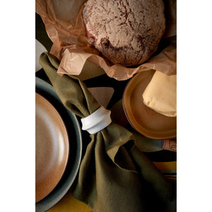 Linen Sateen Olive Tablecloth