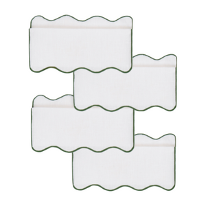 Olas Green Placemat, Set of 4