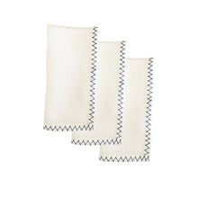 Load image into Gallery viewer, Zig Zag Aqua Napkin, Set of 4