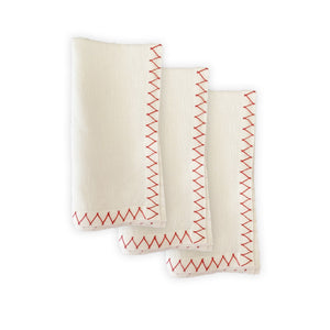 Zig Zag Aqua Napkin, Set of 4