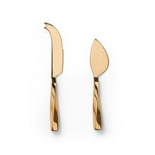 Load image into Gallery viewer, Leon Gold Cheese Knives