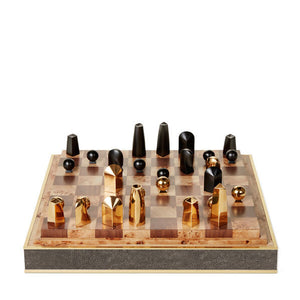 Shagreen Chocolate Chess Set