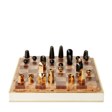 Load image into Gallery viewer, Shagreen Chocolate Chess Set