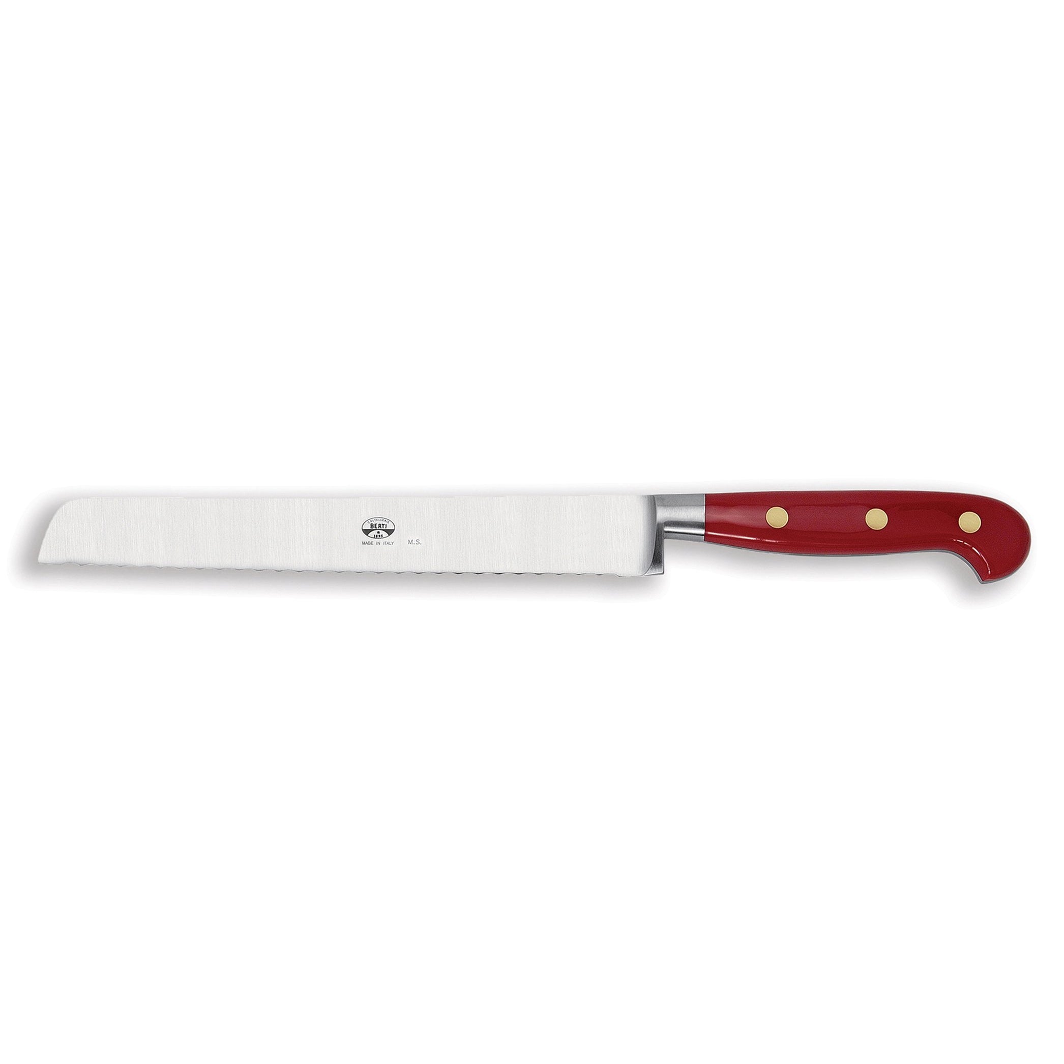 Coltellerie Berti Hand Forged 9 Full Tang Chef's Knife - White Lucite